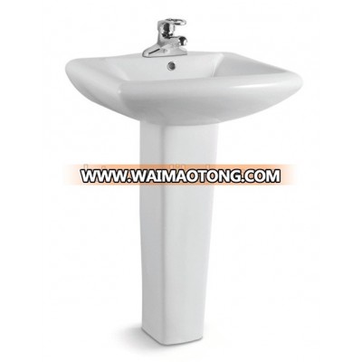 Cheap sinks ceramic one piece bathroom countertop pedestal sink